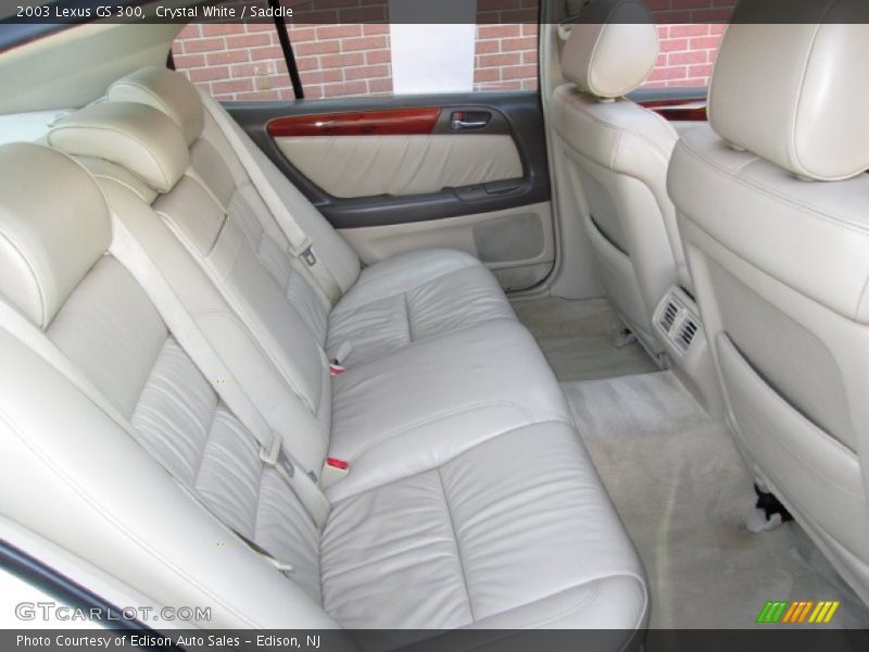 Crystal White / Saddle 2003 Lexus GS 300