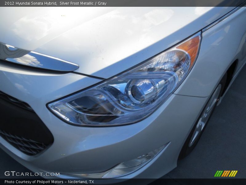 Silver Frost Metallic / Gray 2012 Hyundai Sonata Hybrid