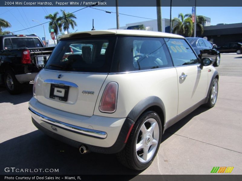 Pepper White / Panther Black 2004 Mini Cooper Hardtop