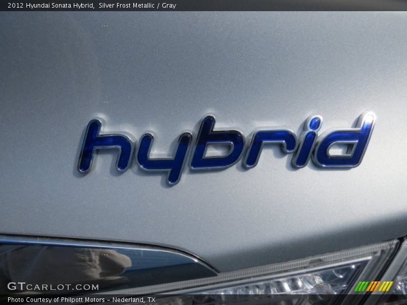 Silver Frost Metallic / Gray 2012 Hyundai Sonata Hybrid