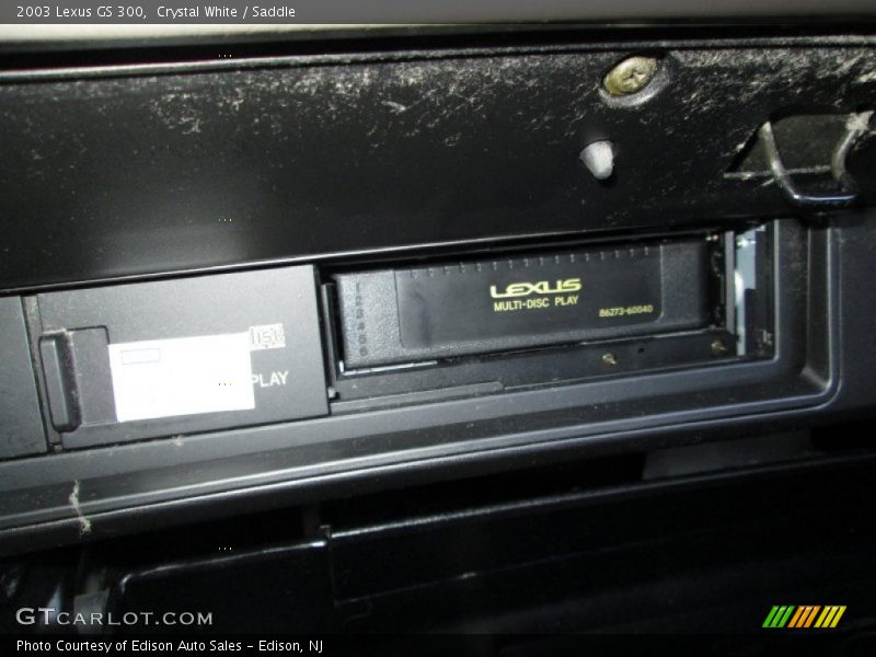 Crystal White / Saddle 2003 Lexus GS 300