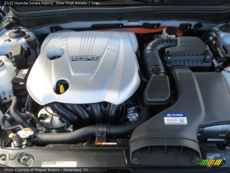 Silver Frost Metallic / Gray 2012 Hyundai Sonata Hybrid