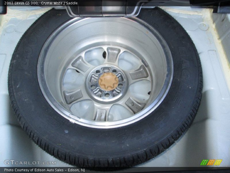 Crystal White / Saddle 2003 Lexus GS 300