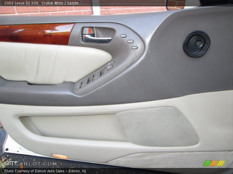 Crystal White / Saddle 2003 Lexus GS 300
