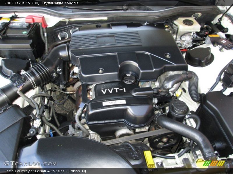 Crystal White / Saddle 2003 Lexus GS 300