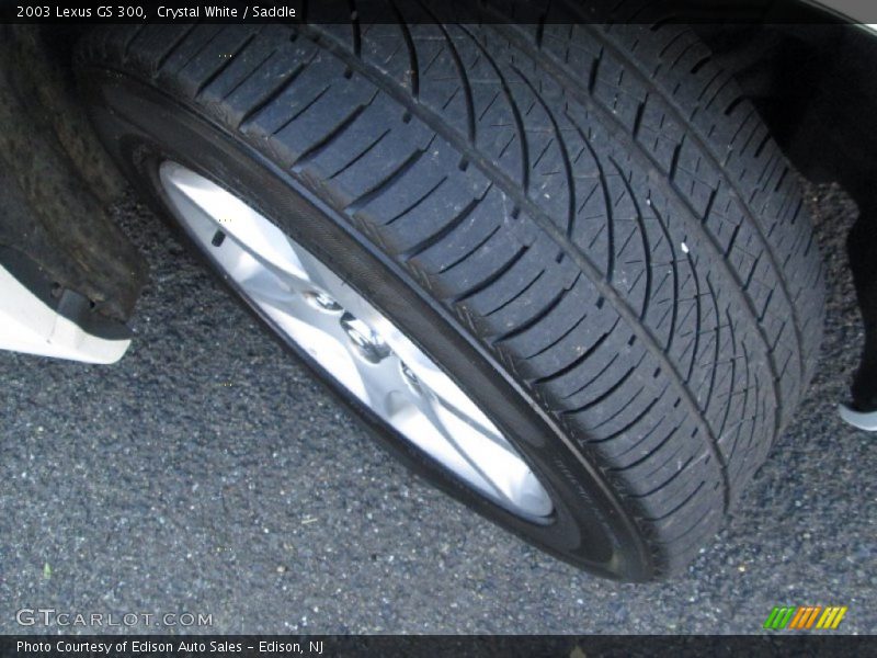 Crystal White / Saddle 2003 Lexus GS 300