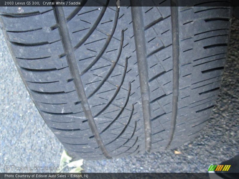 Crystal White / Saddle 2003 Lexus GS 300