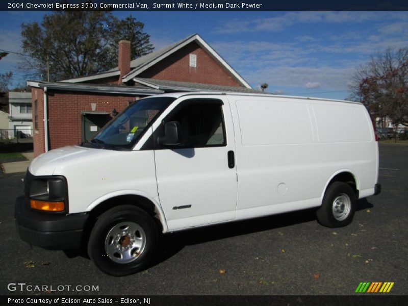 Summit White / Medium Dark Pewter 2004 Chevrolet Express 3500 Commercial Van