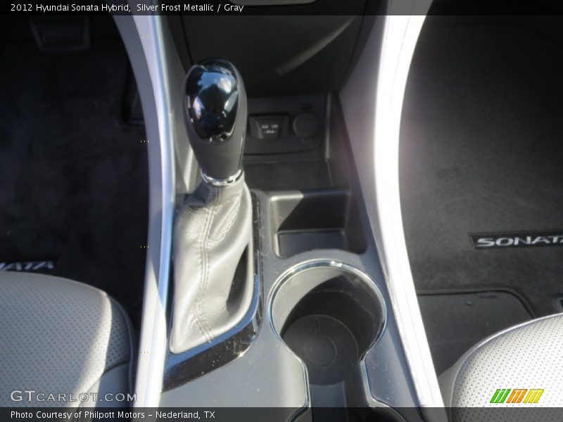 Silver Frost Metallic / Gray 2012 Hyundai Sonata Hybrid