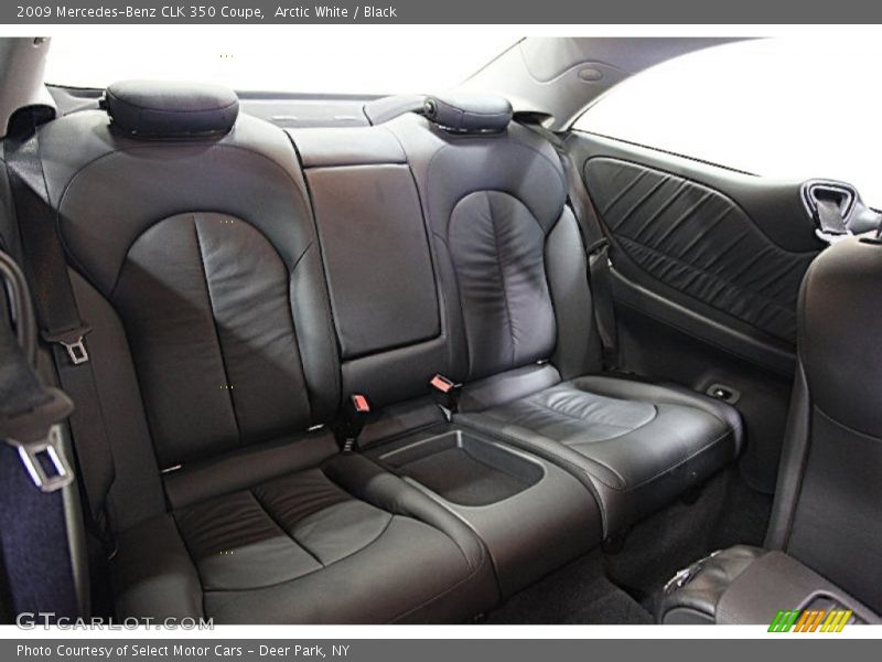 Arctic White / Black 2009 Mercedes-Benz CLK 350 Coupe