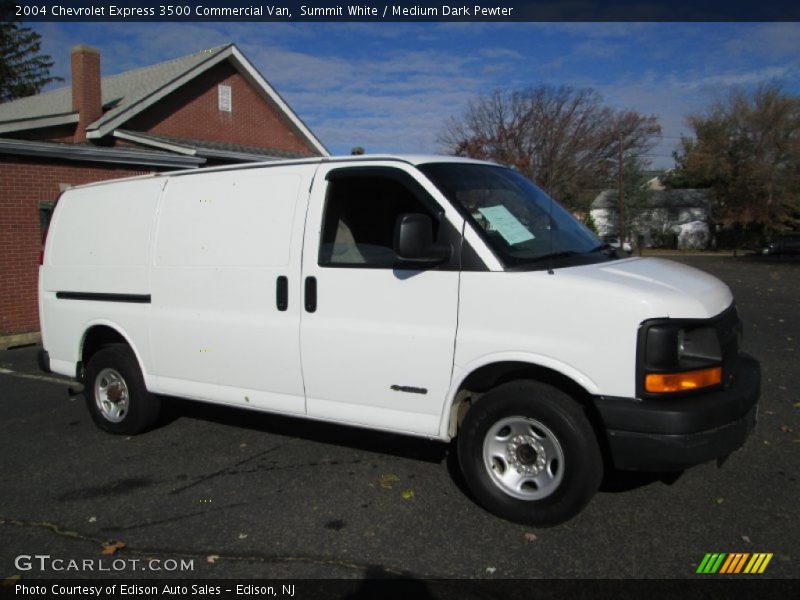 Summit White / Medium Dark Pewter 2004 Chevrolet Express 3500 Commercial Van
