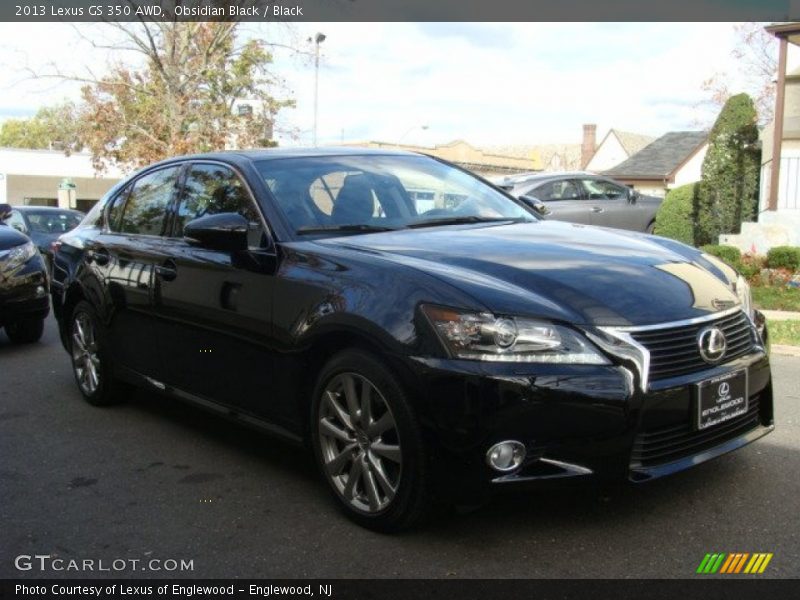 Obsidian Black / Black 2013 Lexus GS 350 AWD