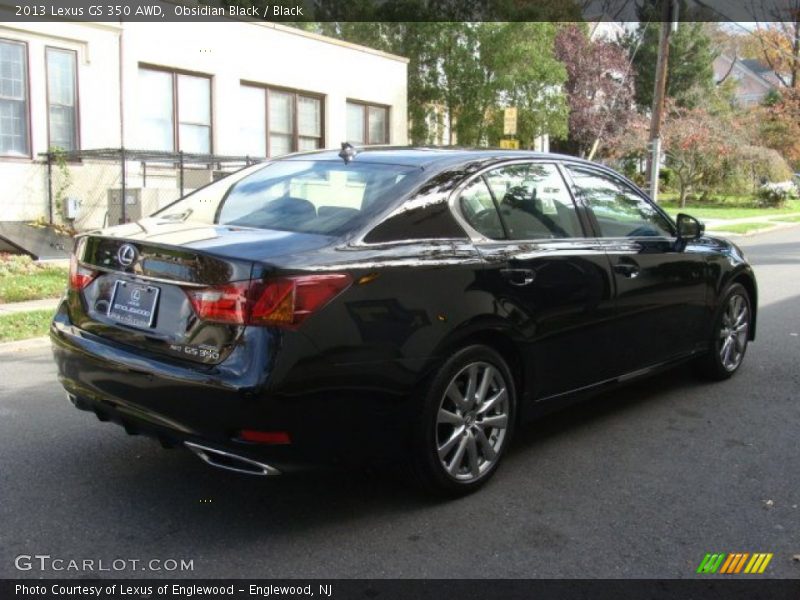 Obsidian Black / Black 2013 Lexus GS 350 AWD