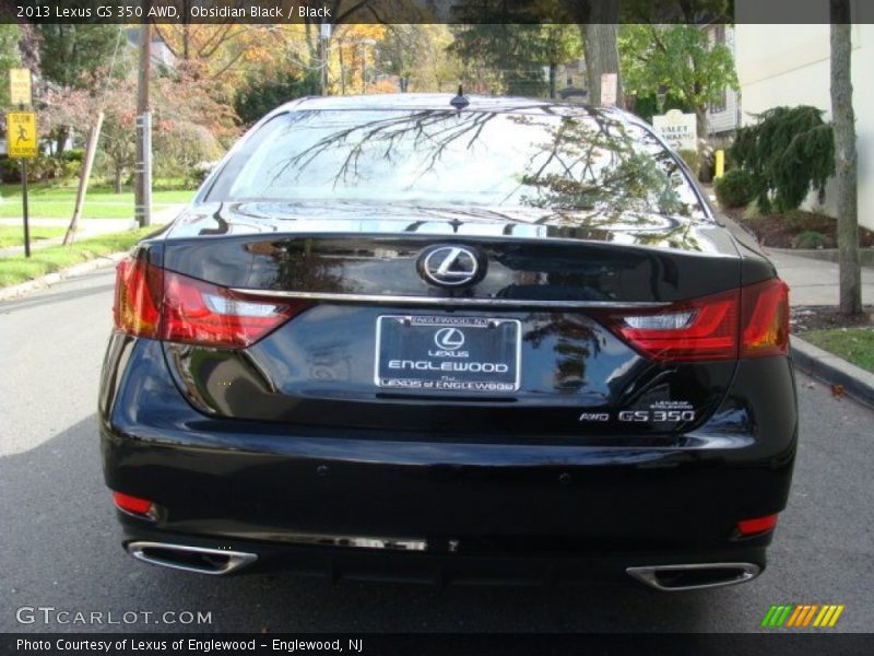 Obsidian Black / Black 2013 Lexus GS 350 AWD