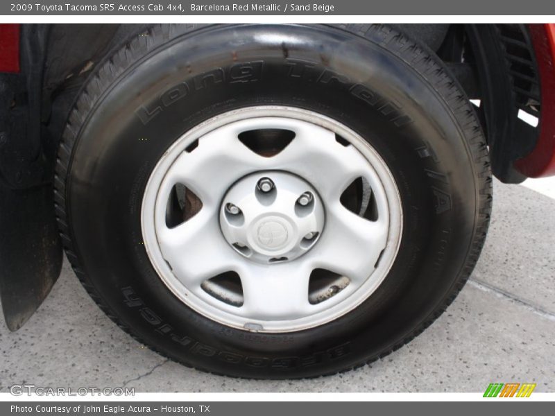 Barcelona Red Metallic / Sand Beige 2009 Toyota Tacoma SR5 Access Cab 4x4