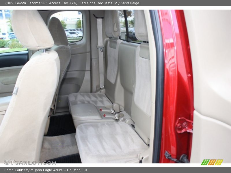 Barcelona Red Metallic / Sand Beige 2009 Toyota Tacoma SR5 Access Cab 4x4