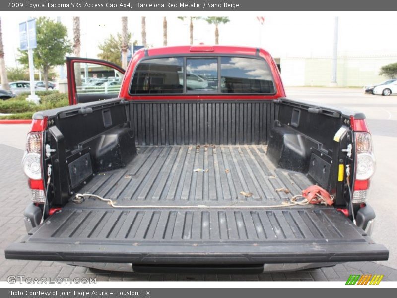 Barcelona Red Metallic / Sand Beige 2009 Toyota Tacoma SR5 Access Cab 4x4