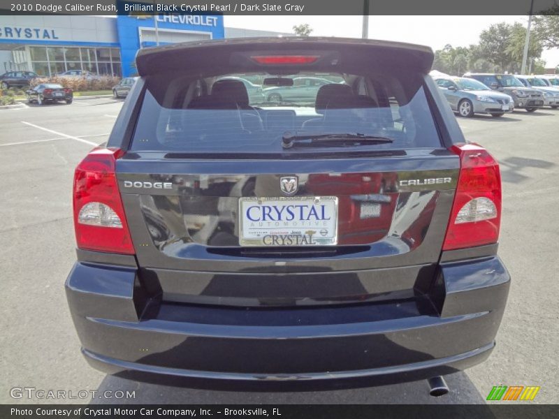 Brilliant Black Crystal Pearl / Dark Slate Gray 2010 Dodge Caliber Rush