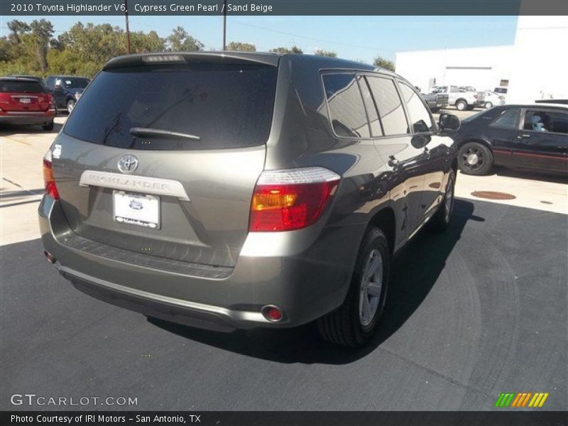 Cypress Green Pearl / Sand Beige 2010 Toyota Highlander V6