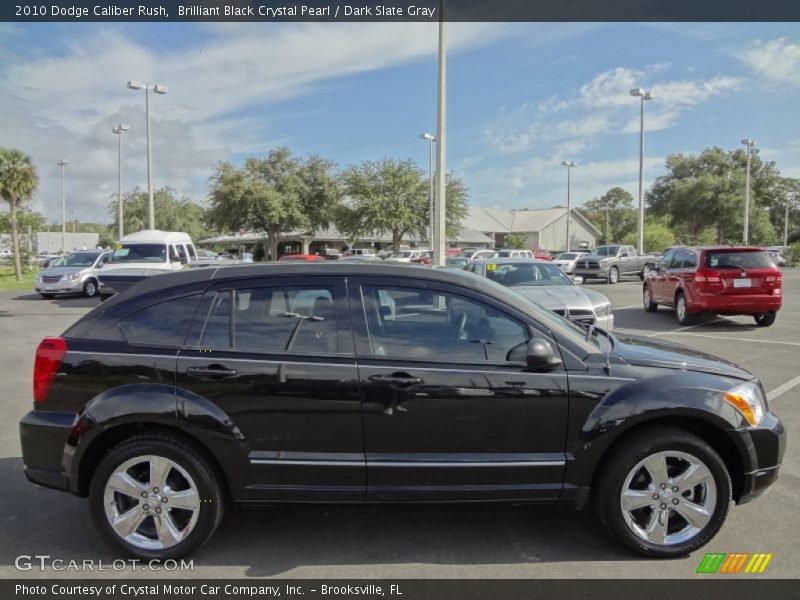Brilliant Black Crystal Pearl / Dark Slate Gray 2010 Dodge Caliber Rush