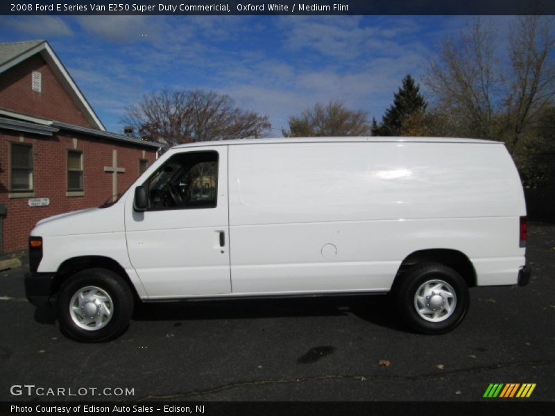 Oxford White / Medium Flint 2008 Ford E Series Van E250 Super Duty Commericial