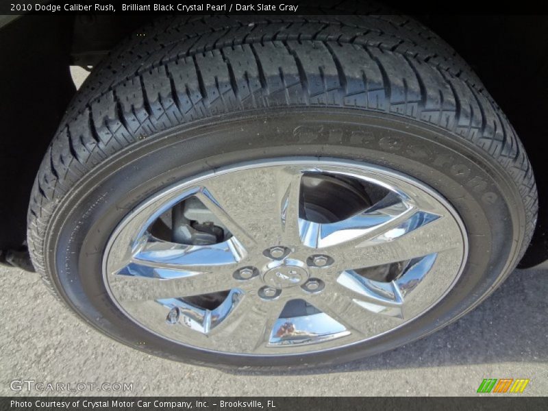 Brilliant Black Crystal Pearl / Dark Slate Gray 2010 Dodge Caliber Rush