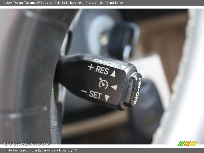 Barcelona Red Metallic / Sand Beige 2009 Toyota Tacoma SR5 Access Cab 4x4