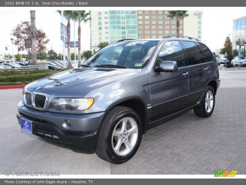 Steel Grey Metallic / Black 2002 BMW X5 3.0i