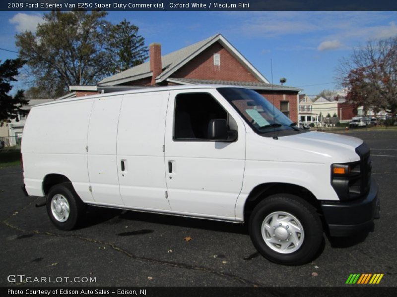 Oxford White / Medium Flint 2008 Ford E Series Van E250 Super Duty Commericial
