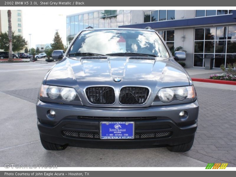 Steel Grey Metallic / Black 2002 BMW X5 3.0i