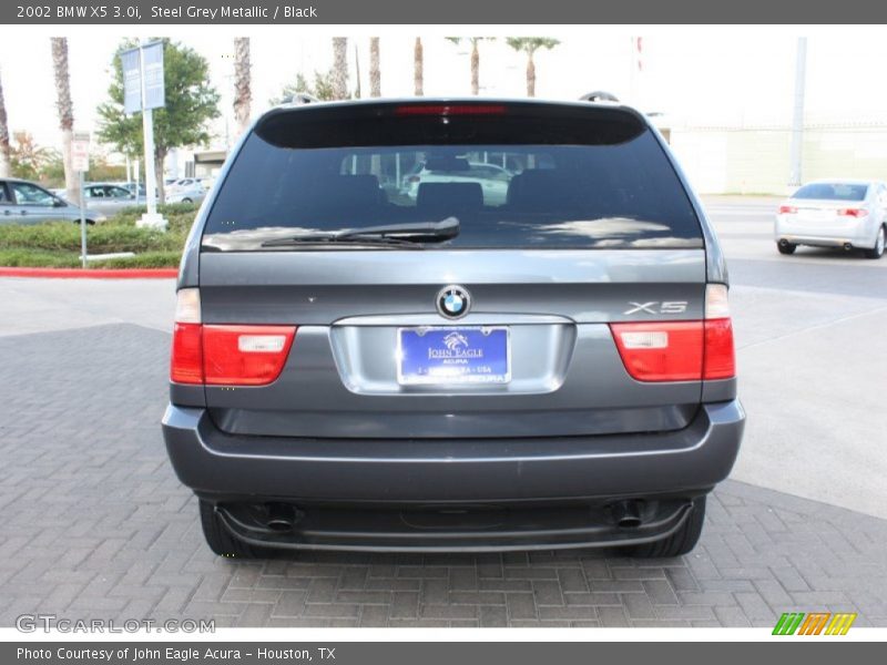 Steel Grey Metallic / Black 2002 BMW X5 3.0i