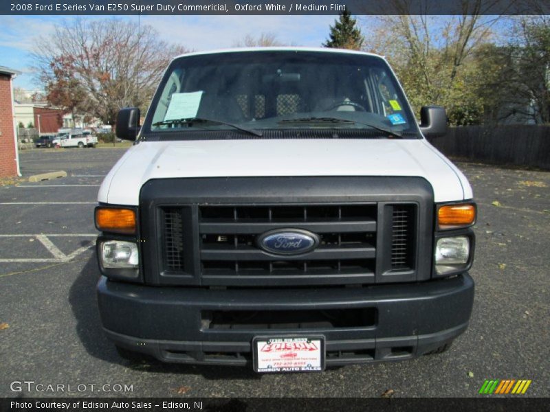 Oxford White / Medium Flint 2008 Ford E Series Van E250 Super Duty Commericial