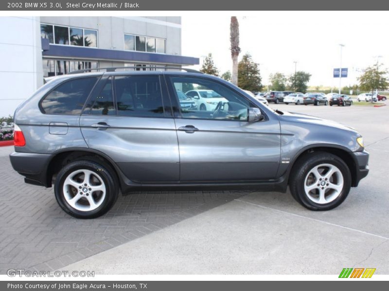 Steel Grey Metallic / Black 2002 BMW X5 3.0i