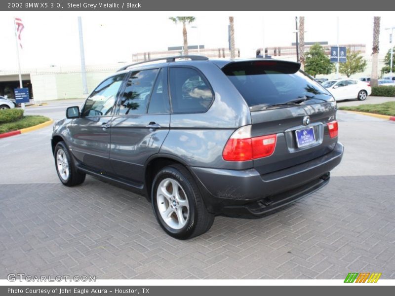 Steel Grey Metallic / Black 2002 BMW X5 3.0i