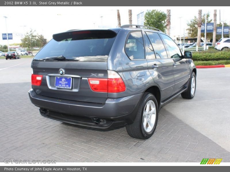 Steel Grey Metallic / Black 2002 BMW X5 3.0i