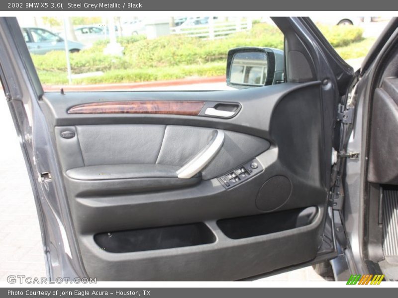 Steel Grey Metallic / Black 2002 BMW X5 3.0i