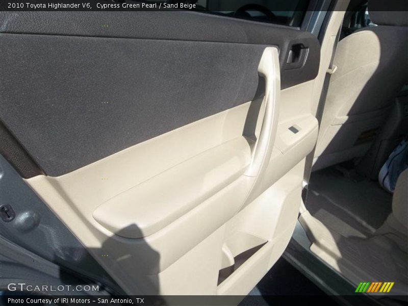 Cypress Green Pearl / Sand Beige 2010 Toyota Highlander V6