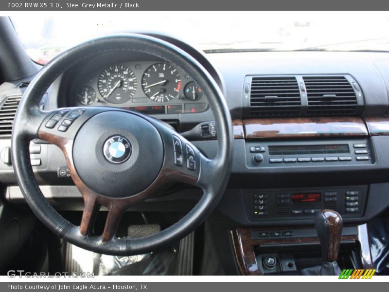 Steel Grey Metallic / Black 2002 BMW X5 3.0i