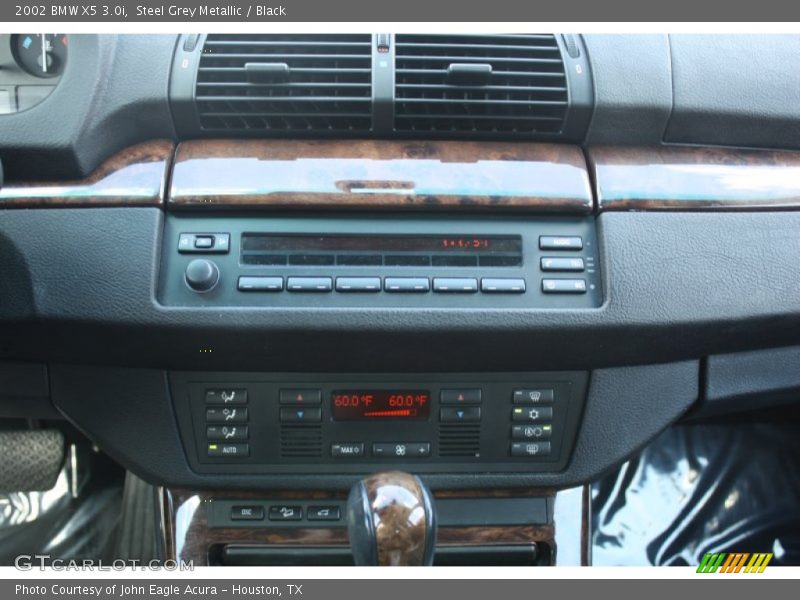 Steel Grey Metallic / Black 2002 BMW X5 3.0i