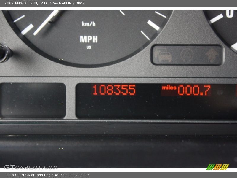 Steel Grey Metallic / Black 2002 BMW X5 3.0i