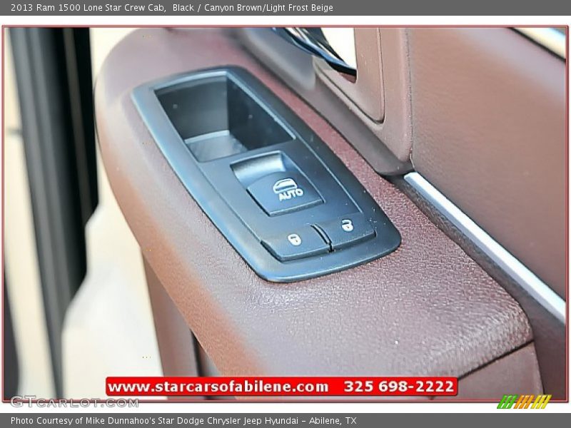 Black / Canyon Brown/Light Frost Beige 2013 Ram 1500 Lone Star Crew Cab