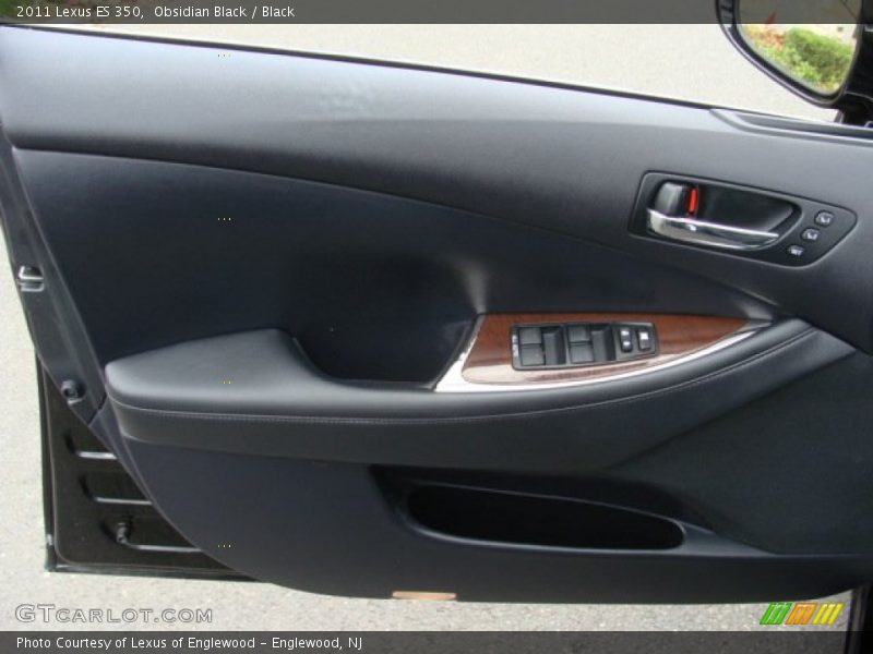 Obsidian Black / Black 2011 Lexus ES 350