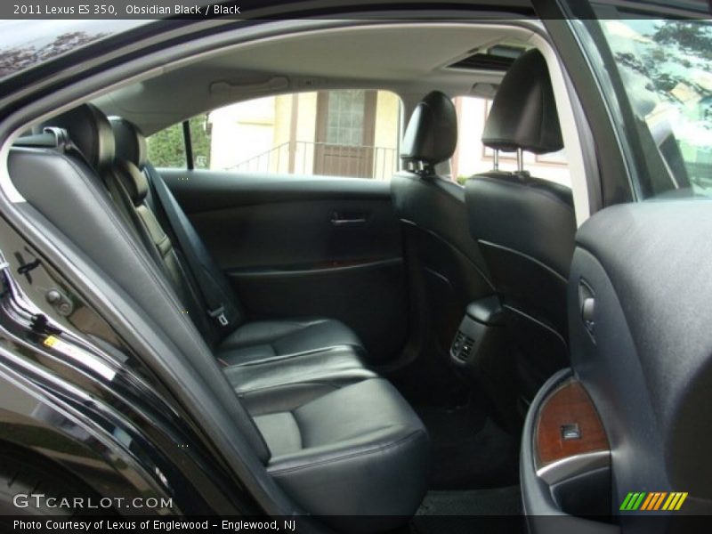 Obsidian Black / Black 2011 Lexus ES 350
