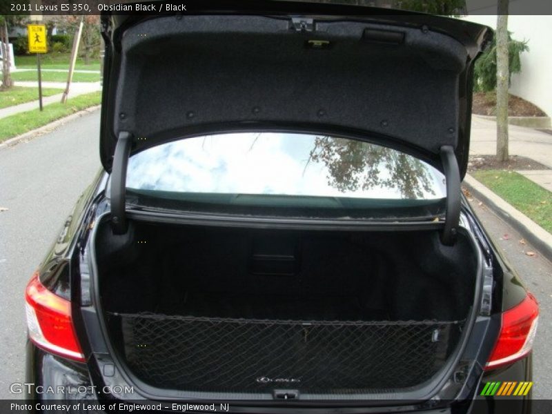 Obsidian Black / Black 2011 Lexus ES 350
