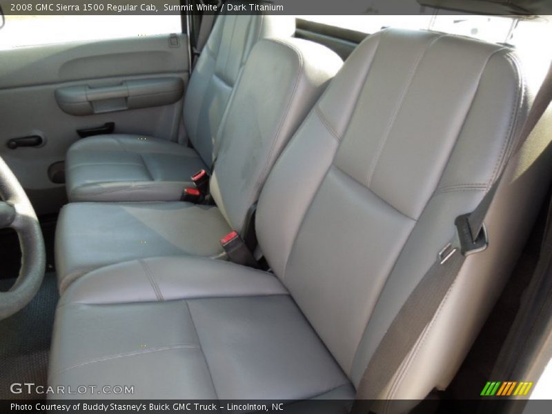 Summit White / Dark Titanium 2008 GMC Sierra 1500 Regular Cab