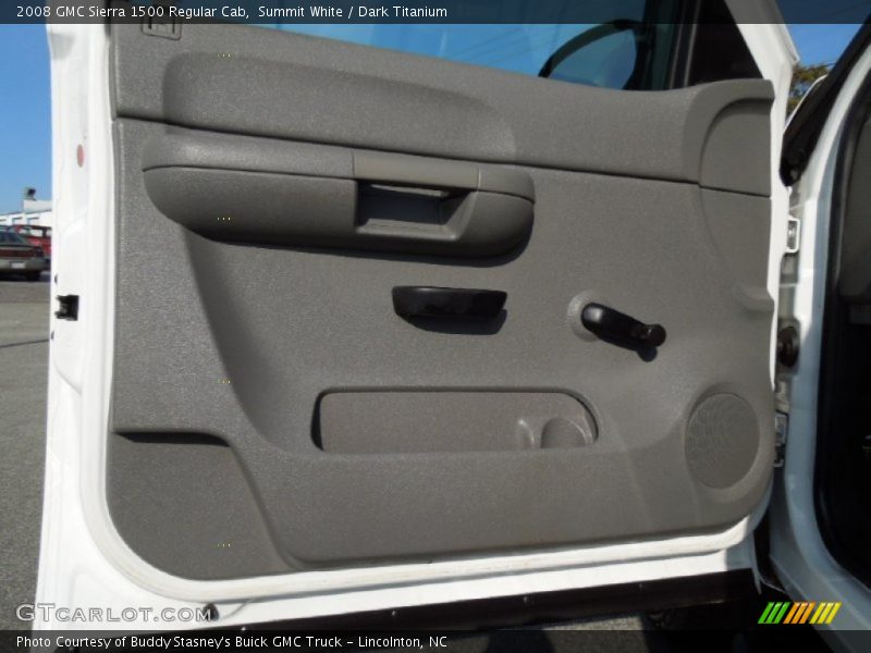 Summit White / Dark Titanium 2008 GMC Sierra 1500 Regular Cab