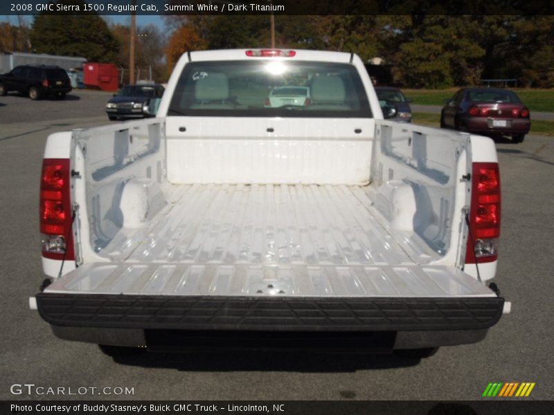 Summit White / Dark Titanium 2008 GMC Sierra 1500 Regular Cab
