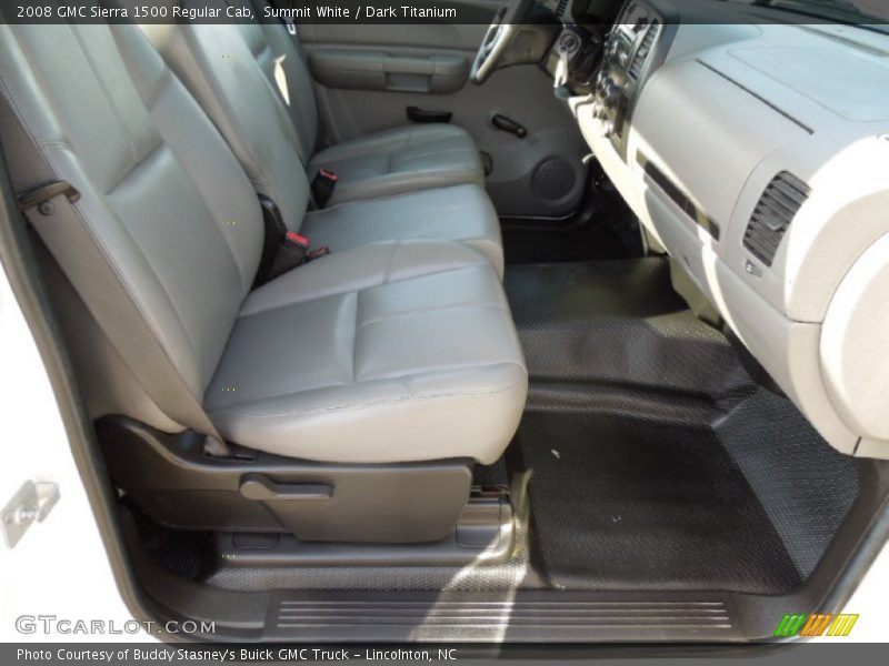 Summit White / Dark Titanium 2008 GMC Sierra 1500 Regular Cab