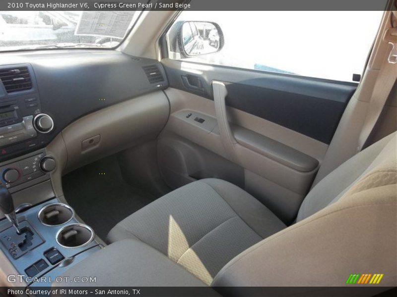 Cypress Green Pearl / Sand Beige 2010 Toyota Highlander V6