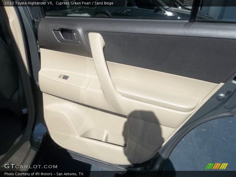 Cypress Green Pearl / Sand Beige 2010 Toyota Highlander V6